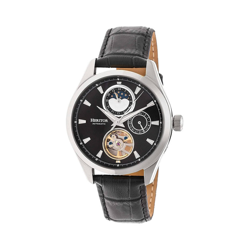 Sebastian Silver/Black Black Dial