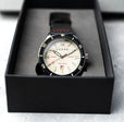 Cross Baskerville Quartz Grey / Black Leather |  Dial
