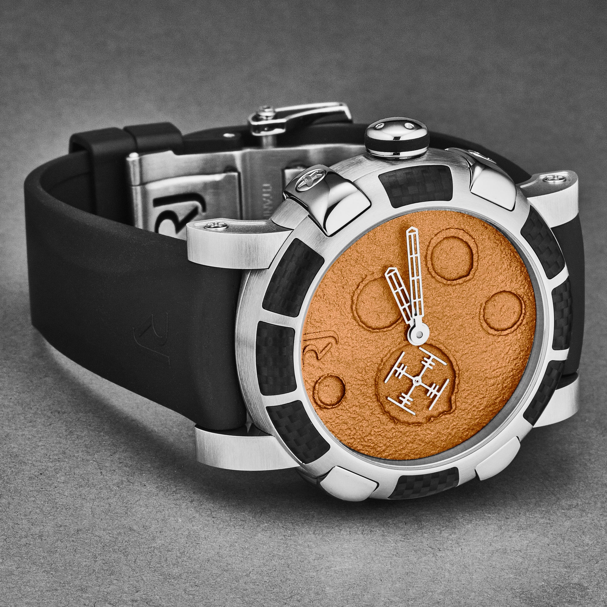 Moon dust RJMDAU.901.10 / Orange | Orange Dial