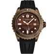 Aquadiver 1003.05 Bronze case/Rubber strap/ Brass Dial | Brown Dial