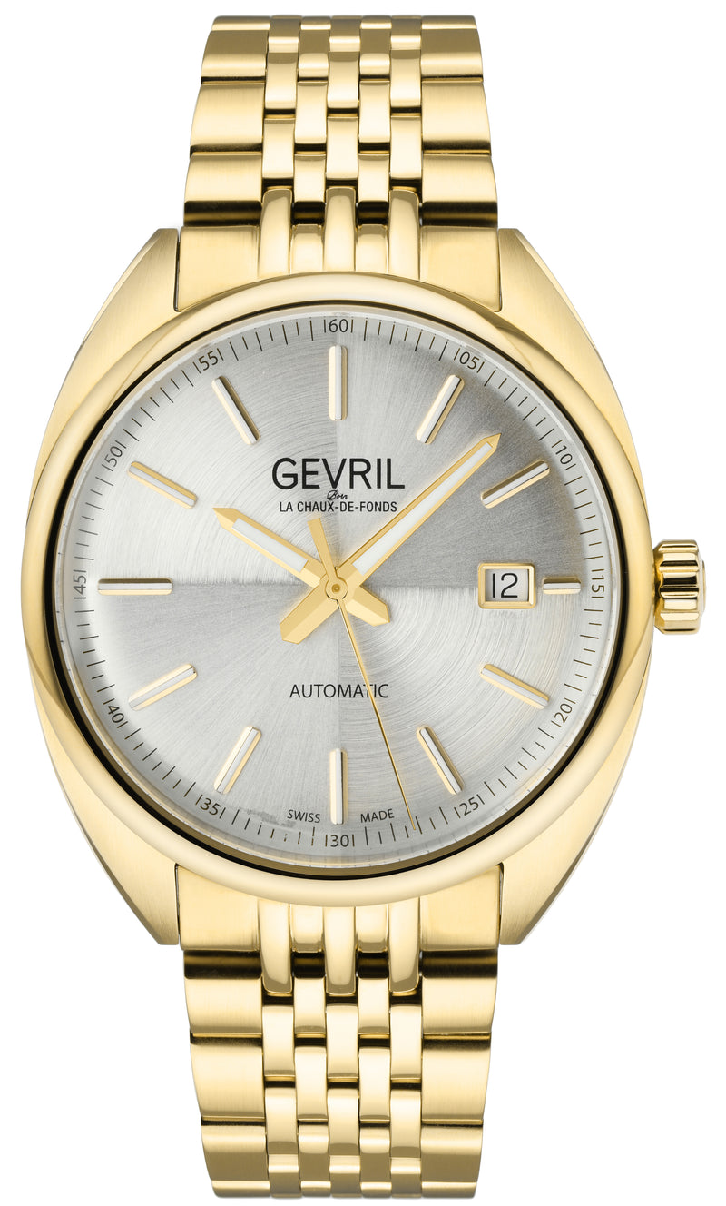 Five Points Gevril Five Points Dress Watch Sellita SW200 | Silver Dial
