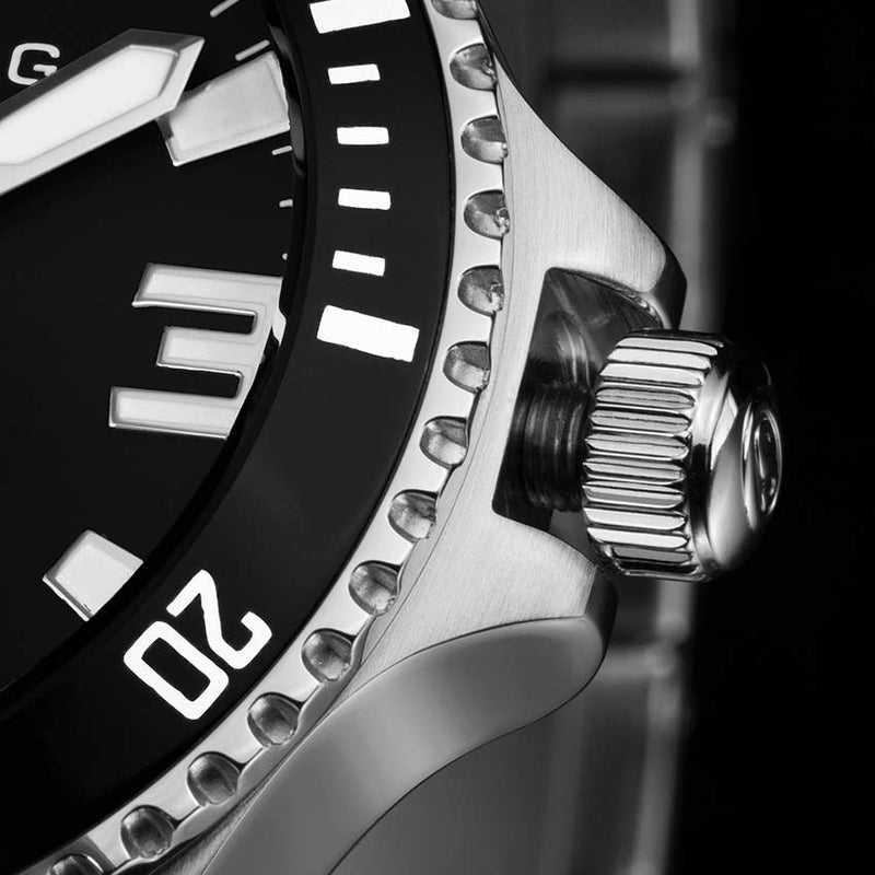 Aquadiver Silver/Stainless Steel/Black Dial/Silver | Black Dial