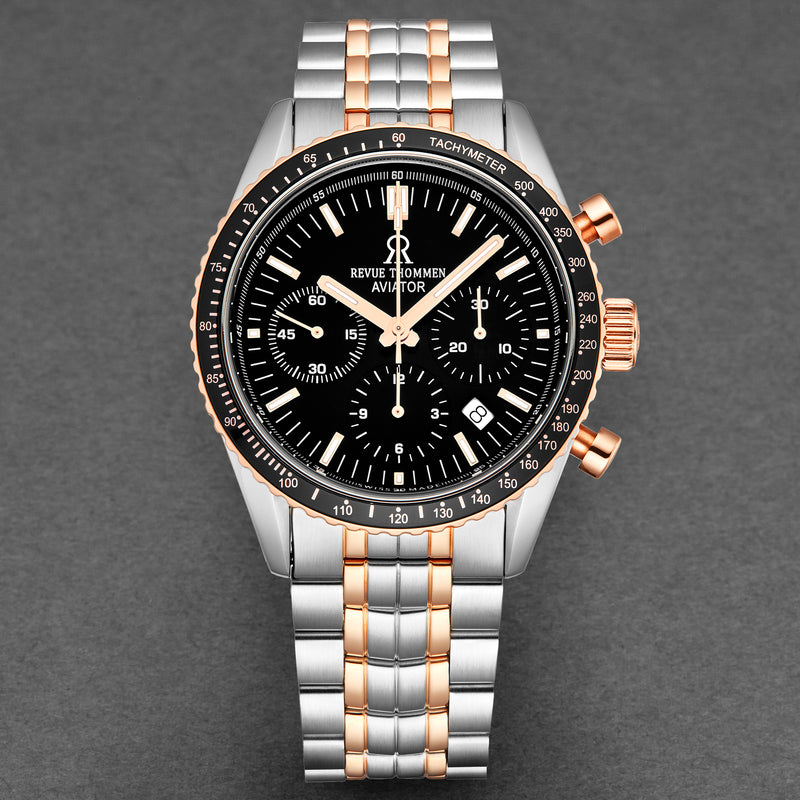 Aviator 17000.6157 / Black | Black Dial