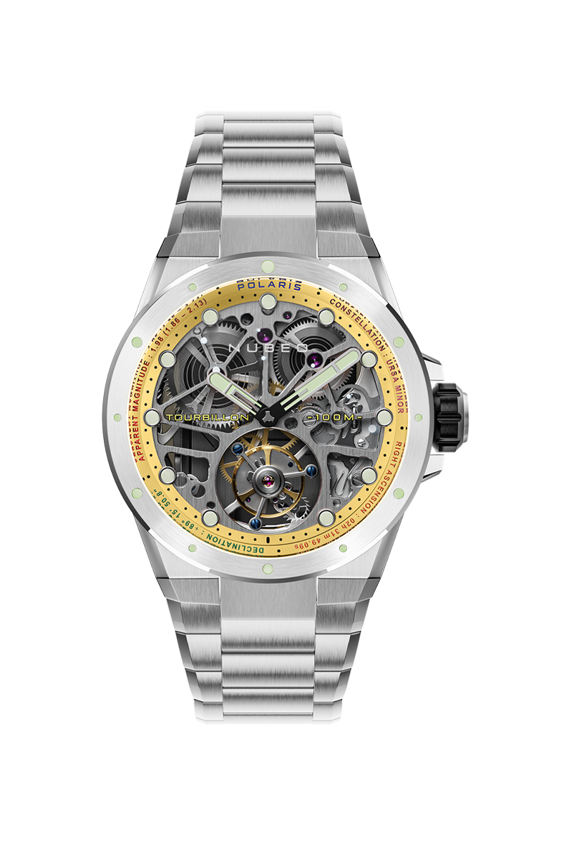 Polaris Gold / Stainless Steel | Gold Dial