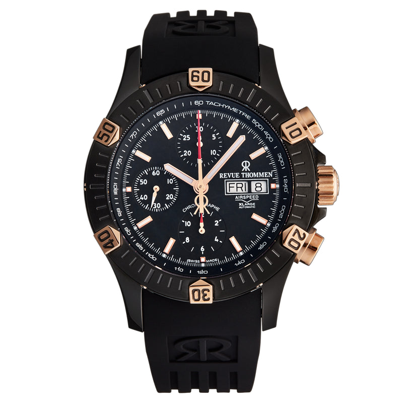 Air speed 16071.6887 / Black | Black Dial