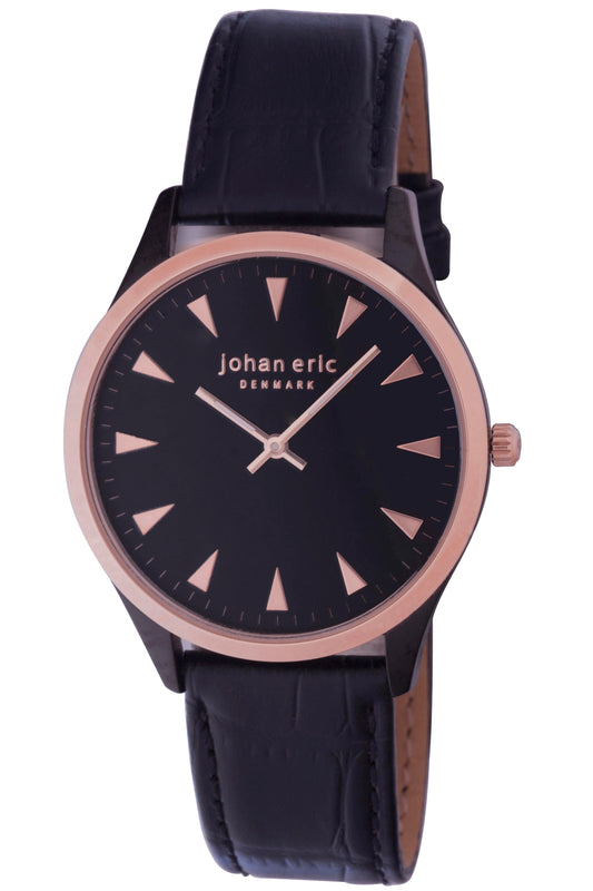 Helsingor Black-Black Rose Gold | Black Dial