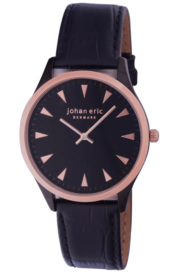 Helsingor Black-Black Rose Gold | Black Dial