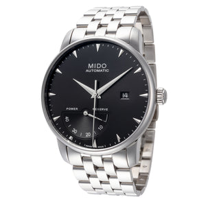Baroncelli 42mm / Black / Silver | Black Dial