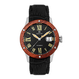 Everest Wooden Bezel Watch