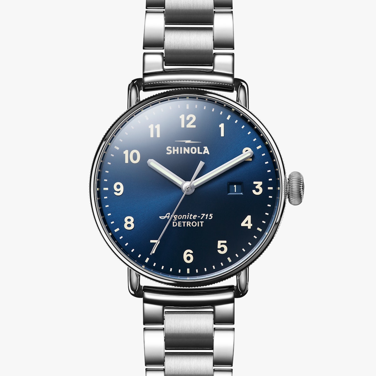 Shinola Canfield 3HD 43mmm | Blue | S0120018331 – Watch Gang