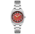 Buxton Automatic Red/ Stainless Steel Stainless Steel | Red Dial