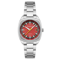 Buxton Automatic Red/ Stainless Steel Stainless Steel | Red Dial