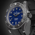 Damascus Swiss Automatic SW200 Deep Marine Explorer II Damascus/Blue Dial/Black Strap | Blue Dial
