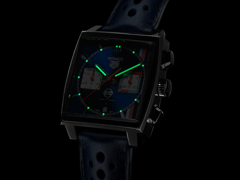 Monaco X Gulf Automatic Chronograph | Blue Dial