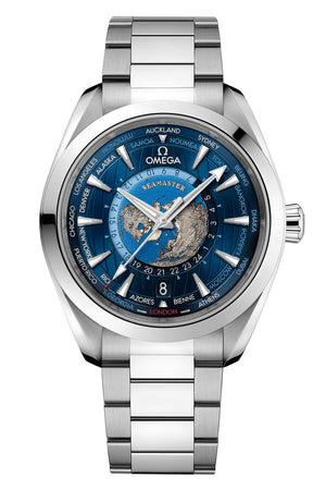Seamaster Aqua Terra GMT Worldtimer |  Dial