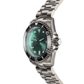 TITANIUM Swiss Automatic SW200 Deep Marine Explorer II Titanium/Black/AquaBurst | Teal Dial