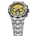 Chrono Bike Yellow / Stainless steel Yellow Dial