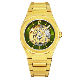 Open mind MAN-RO-12-GM / Green / Stainless-Steel | Green Dial