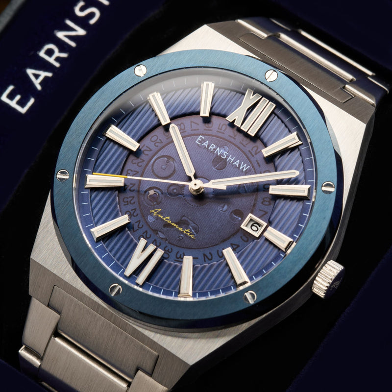 Discovery Drake Skeleton Automatic Blue / Stainless Steel | Blue Dial