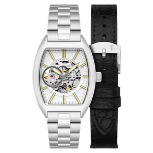 Heritage Beauchamp Skeleton Automatic Silver / Stainless Steel | Silver Dial