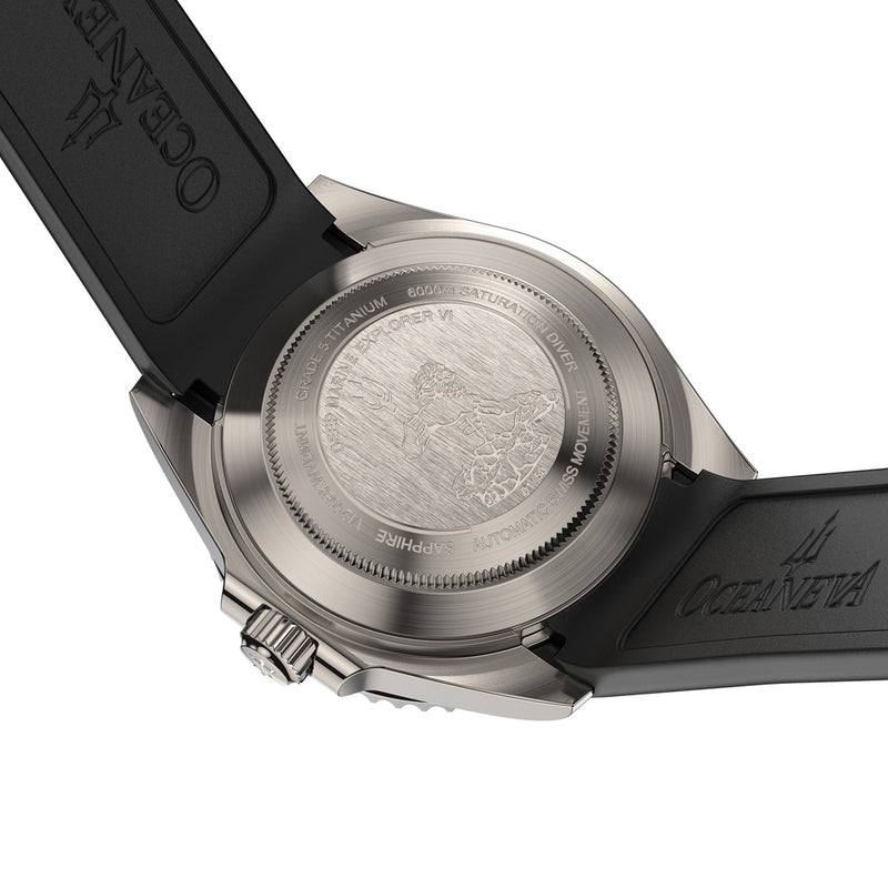 Deep Marine Explorer VI 6000m Grade 5 Titanium 6000m/BlackDial | Black Dial