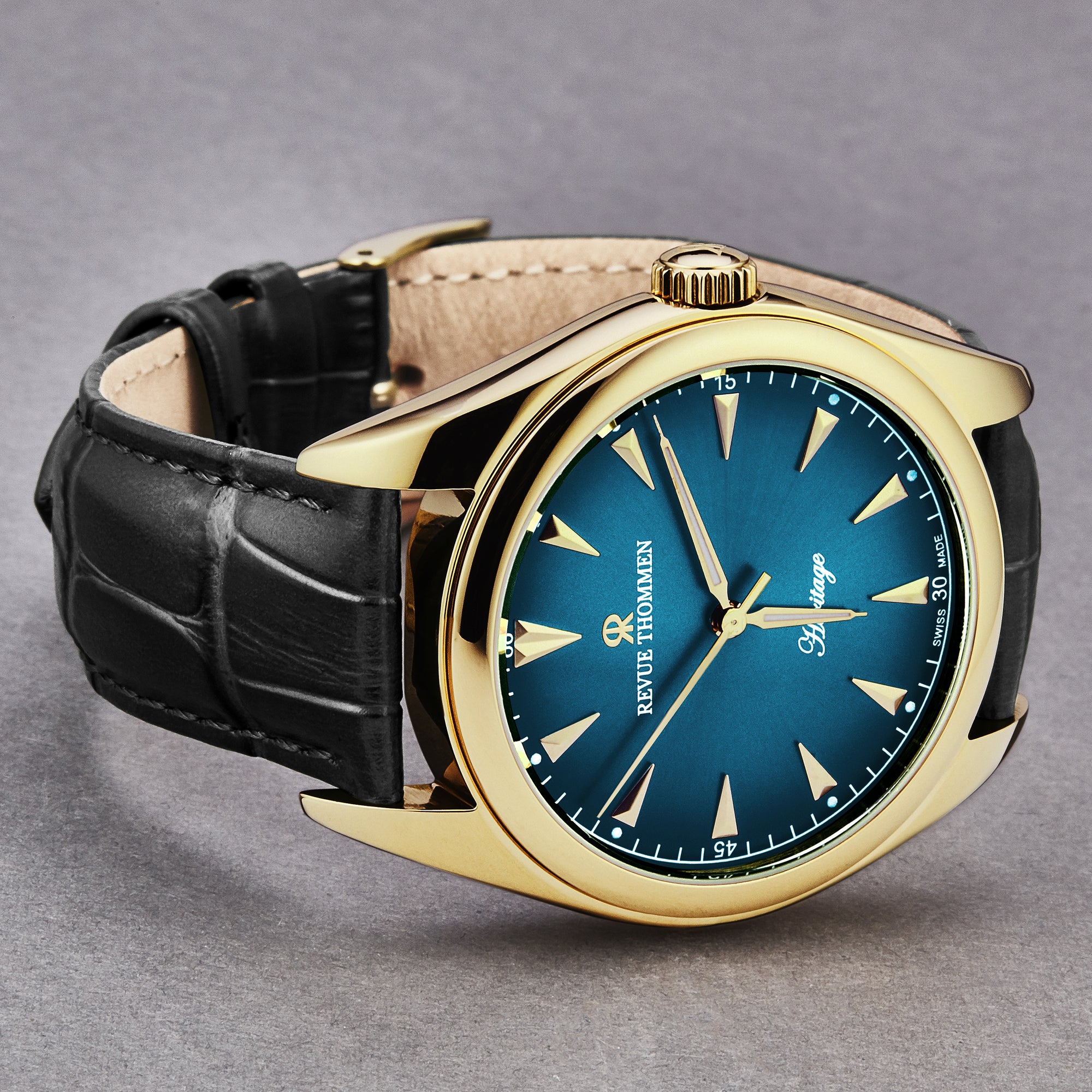 Heritage 21010.2515 / Blue | Blue Dial