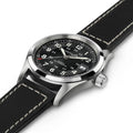 KHAKI FIELD Black / Leather Black Dial