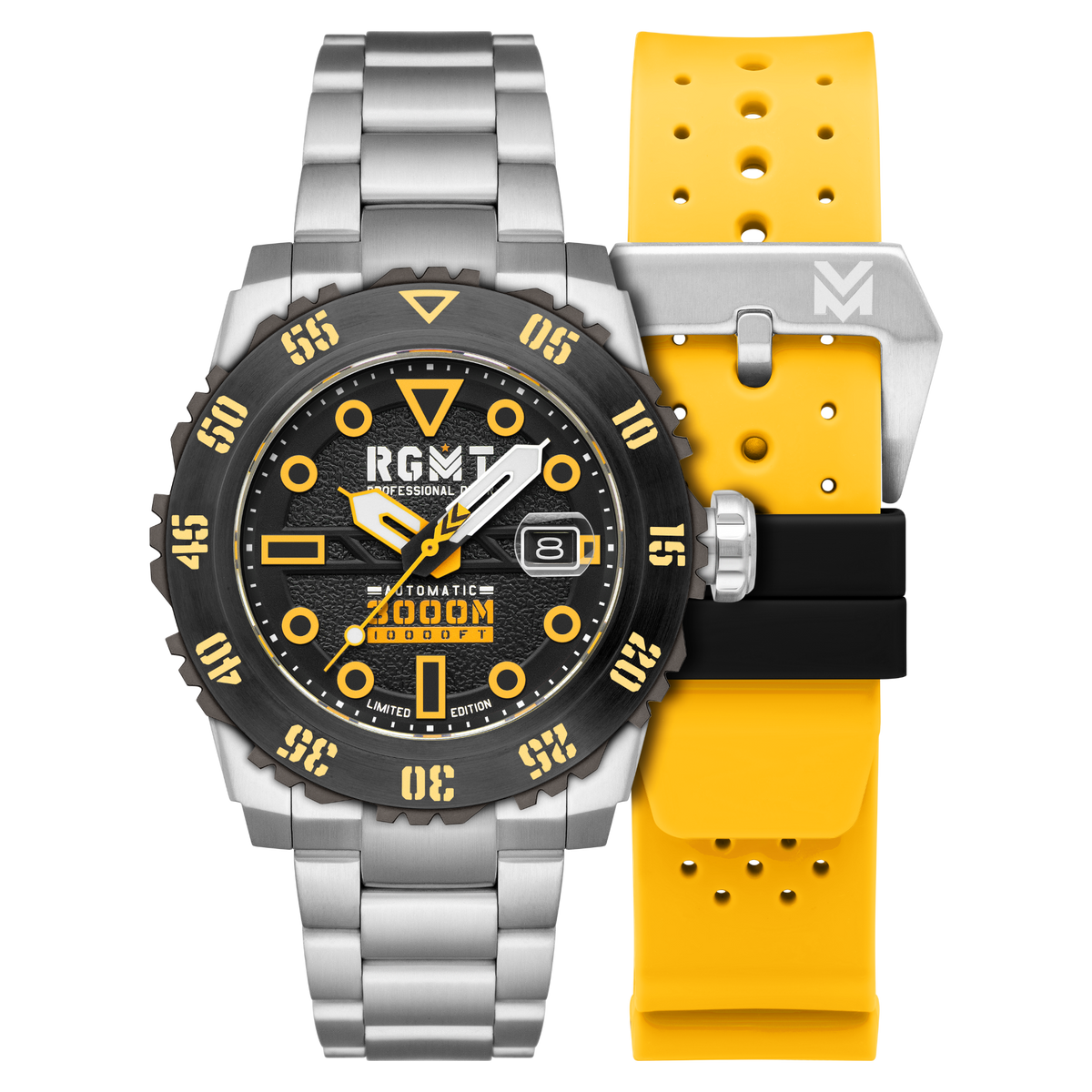 Ohio Automatic Limited Edition BLACK / STAINLESS STEEL Black Dial