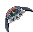 Regatta GV2 Swiss Quartz,Tide cycle indicator, Blue dial, Blue Italian Leather Strap | Blue Dial