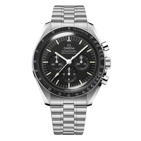 Speedmaster Moonwatch Professional Co-Axial 42mm hesalite glass | Black Dial