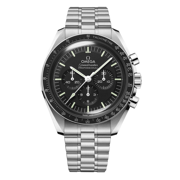 Speedmaster Moonwatch Professional Co-Axial 42mm hesalite glass | Black Dial