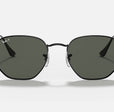 HEXAGONAL FLAT LENSES MEN'S Black / Polar Green |  Dial