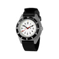 NAV, QUARTZ, SAPH, ARCTIC STERILE, COL: SS//BKBK NYLON 11" Arctic SSNAV on 11 Ballistic | Arctic Dial