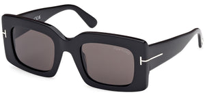 BRIGITTA SHINY BLACK / SMOKE