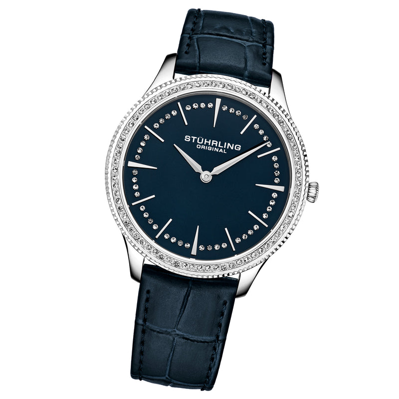 Symphony-3985.2 Blue Leather | Blue Dial