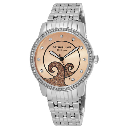 Symphony-569.03 Silver Stainless Steel | Salmon Dial