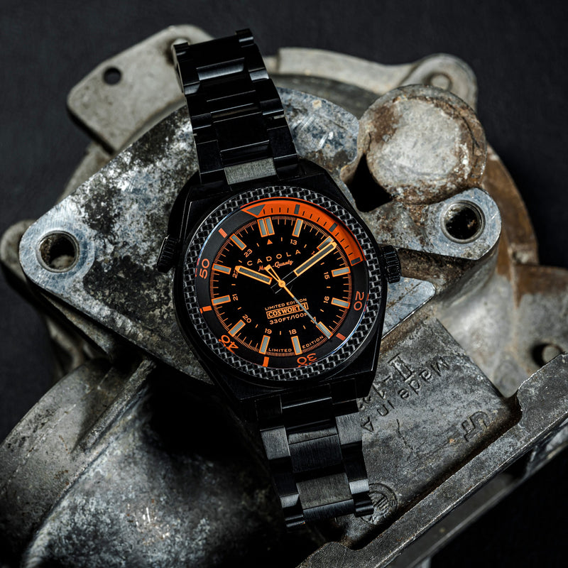 COSWORTH COSTIN MECA-QUARTZ LIMITED EDITION BLACK / STAINLESS STEEL | Black Dial