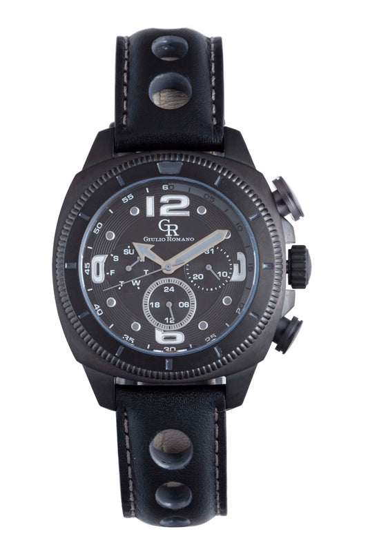 Pescara Black-Black gray chronograph | Black Dial