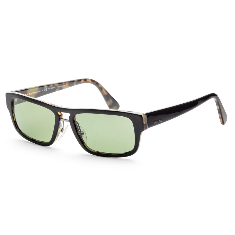Fashion Top Black/Medium Havana Frame, Polar Green Lens |  Dial