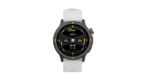 I-Tech Black Dial White Silicone Strap 45.6mm Black Dial