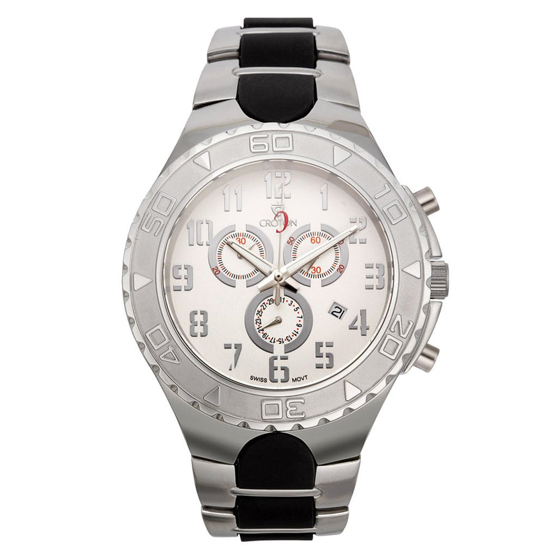 Super C black/silver/black | White Dial