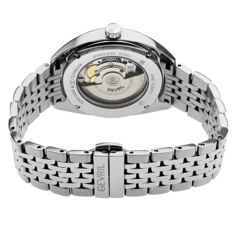 Five Points Gevril Swiss Made Automatic Five points Sellita SW200 | Silver Dial