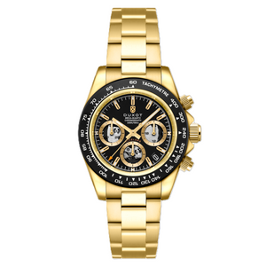 Accelero Black Dial  / Gold Stainless Steel