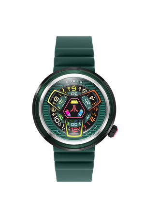 Ventana Automatic Atari Retro Gamer Limited Edition Green / Rubber Strap | Green Dial