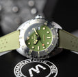 Amalfi Automatic Green / Green Silicone | Green Dial