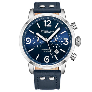 Aviator Blue/ Leather | Blue Dial