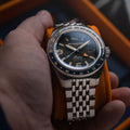 Spinnaker Fleuss GMT Automatic Grey / Stainless Steel | Grey Dial