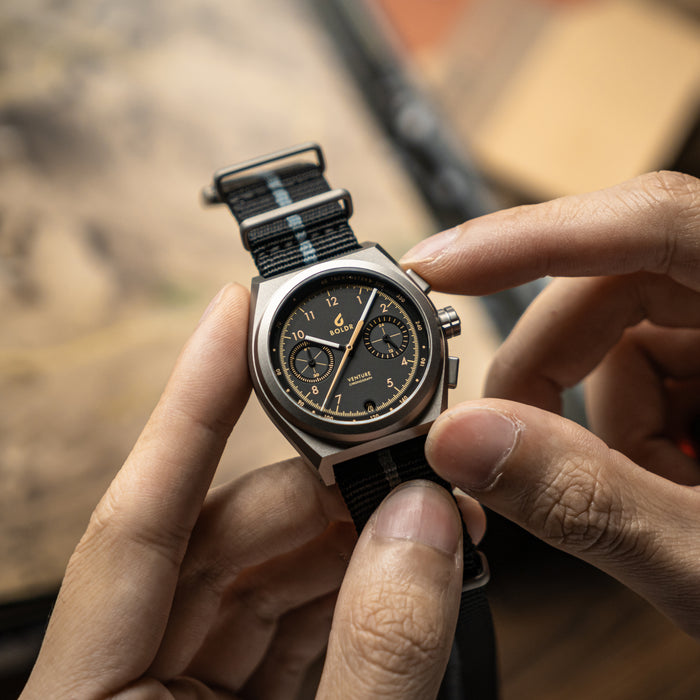 Venture Rally I Wells 201 | Black Dial – Watch Gang