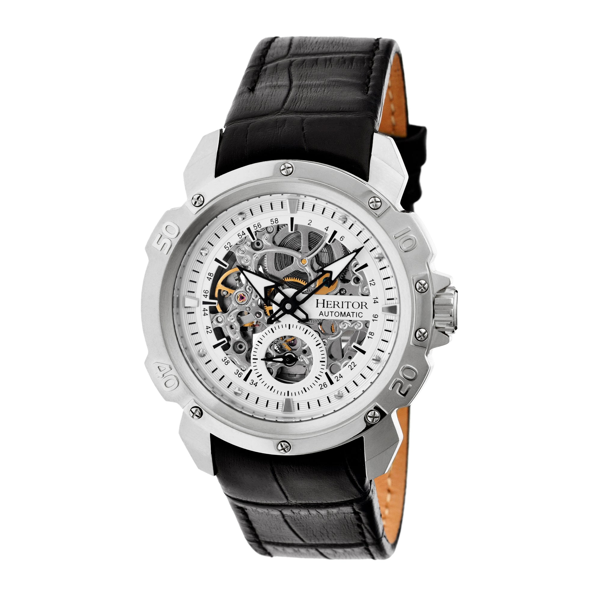 Conrad Black/Silver | White Dial
