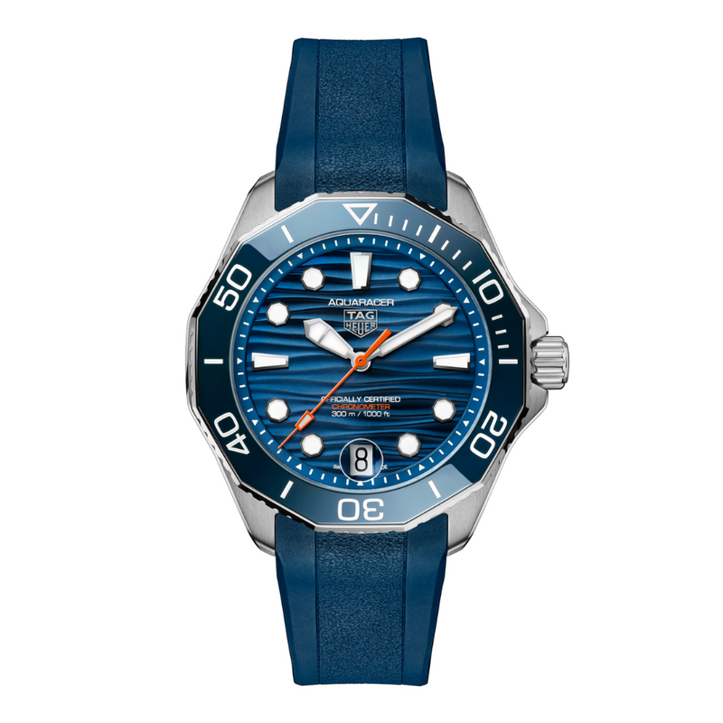 Aquaracer Professional 300 42mm Blue / Rubber | Blue Dial